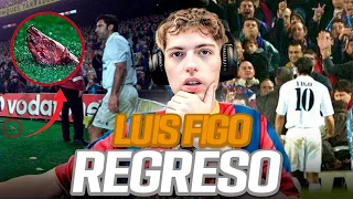 DAVOO XENEIZE REACCIONA AL REGRESO DE LUIS FIGO AL CAMP NOU COMO JUDAS (BARCELONA VS. REAL MADRID)