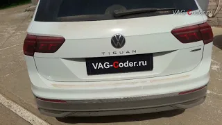 Динамические бегущие поворотники спереди и сзади на VW Tiguan NF FL с 2021м/г в VAG-Coder.ru в Перми