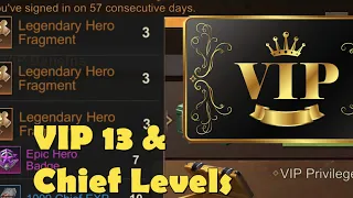 State of Survival : Vip 13 & New Chief Levels May come !