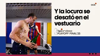 La LOCURA se desató en el VESTUARIO | Playoff Final Liga Endesa 2023