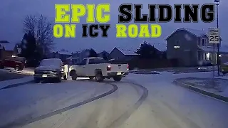 EPIC Cars Slipping, Sliding and Crashing. Icy Roads & Hydroplaning.