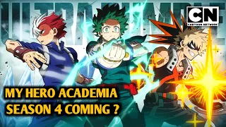 My Hero Academia Season 4 In Hindi Dubbed Release Date On Cartoon Network🤔?