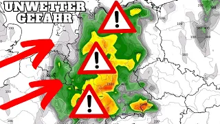 Große Gewitter/Unwettergefahr in den nächsten Tagen! Erste Schwere Unwetter? Dazu Warm bis heiß!