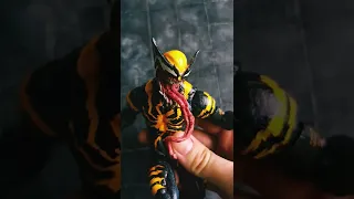 Wol-Venom aka Venomized Wolverine Custom Action Figure