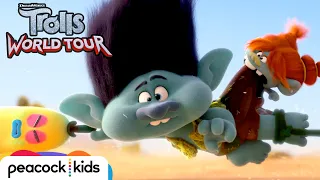 TROLLS WORLD TOUR | Pop Trolls Escape Lonesome Flats [Official Clip]