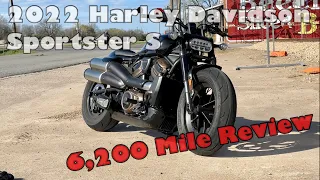 2022 Harley Davidson Sportster S 6,200 MILE REVIEW