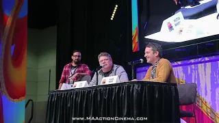 Cast Of The Lord Of The Rings At LA Comic Con - Elijah Wood, Sean Astin