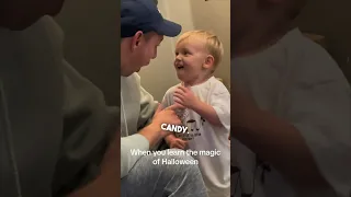 This dad explained to his little son how Halloween works 😂