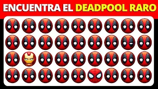 Encuentra el emoji raro - Desafío los Vengadores 🦸‍♀️🔥 Niveles fácil, medio y difícil.