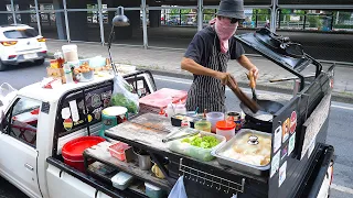 Truck Wok Skills Master Chef! Cooking On The Road - Thai Street Food