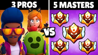 Can 3 Pro Players Beat 5 Masters Players?