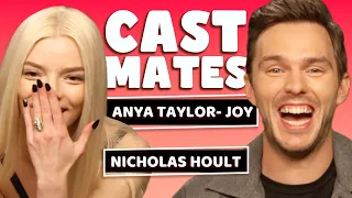 The Menu Cast Anya Taylor-Joy & Nicholas Hoult Test Their Friendship | Cast Mates