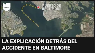 ¿Por qué el barco que chocó con el puente de Baltimore no pudo detenerse?