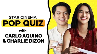 Charlie and Carlo, hinarap ang mga mahirap na tanong!  | Star Cinema Pop Quiz