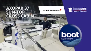 Axopar 37 Sun-Top + Cross Cabin Walkaround Boot 2024