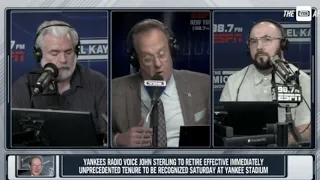 "Effective Immediately" Yankees Statement on John Sterling Retirement - TMKS Michael Kay Show