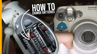 Fujifilm Mini 7s How to Place Battery |  Battery problem solved