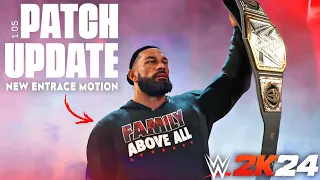 WWE 2K24 - Roman Reigns New Championship Entrance | Patch Update 1.05
