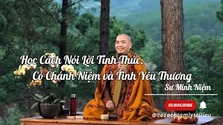 Học Cách Nói Lời Tỉnh Thức, Có Chánh Niệm và Tình Yêu Thương | Sư Minh Niệm #chualanh #tamlytrilieu