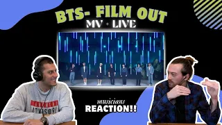 Film Out REACTION // Musicians React to Bts - Mv+ Live