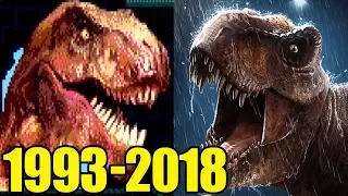 Evolution of Jurassic Park Games (1993-2018)