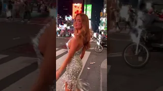 The video that started it all. Walking in NYC ❤️💕✨ #nyc #timessquare