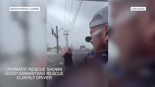 Good Samaritans rescue stranded driver during hurricane