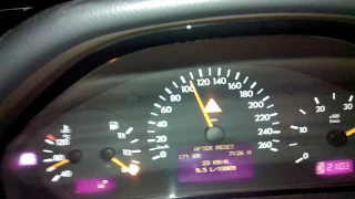 Mercedes Benz e220 CDI w210 acceleration 0-100 km/h