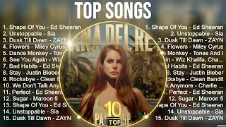 Top Songs 2024 ~ Sia, Justin Bieber, Rihanna, Miley Cyrus, Dua Lipa, ZAYN, Tones And I