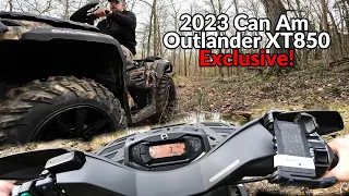 2023 Can Am Outlander XT850 trail riding