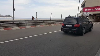 MERCEDES GLS 63 AMG ACCELERATION SOUND AT MONACO TUNNEL