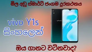 Vivo Y1s low budget phone  quick review sinhala