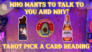 🤔Who Wants to Talk to You and Why?💗 Tarot Pick a Card Reading