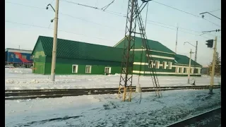 Вид из окна поезда. Омск-Табулга