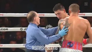 Joe Smith Jr. HURTS Dmitry Bivol