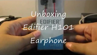 Edifier H101 Earphone Unboxing