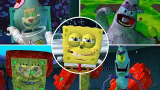 SpongeBob Battle for Bikini Bottom - All Bosses (No Damage) [8K]