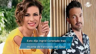 Ingrid Coronado rompió el silencio tras muerte de Fernando del Solar