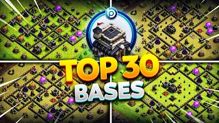 TOP 30 Best TH9 Blueprint CoC BASES of 2024 (CWL/Hybrid/War/Trophy) with Link | Clash of Clans