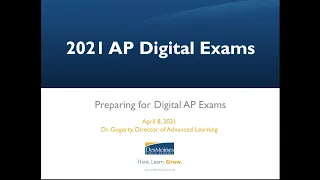 2021 Digital AP Exam Preview