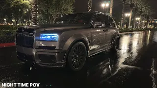 2023 Novitec Rolls-Royce Cullinan Night Drive POV | ASMR