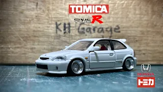 Tomica Premium Honda Civic EK 9 Type R  1/64 custom diecast (simple build)