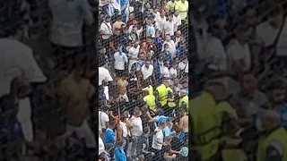 OM-Galatasaray intervention de la sécurité vs ultras marseillais