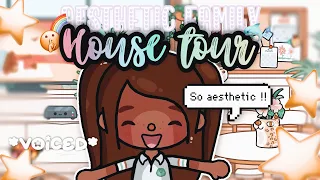 Spring Modern Mansion House tour 🌷⚡️ *with voice 🎙️* Toca Boca Life World  🌍
