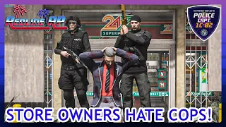 GTA 5 Roleplay - RedlineRP - HE'S THE WORST STORE OWNER EVER!!!  # 287