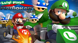 Luigi Plays: MARIO KART DS Ft. MARIO, BOB & TOAD