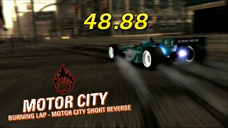 Burnout Revenge (Xbox 360) Motor City Short Reverse Burning Lap [48.88]