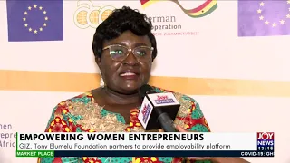 Empowering women entrepreneurs - The Market Place on Joy News (1-10-21)
