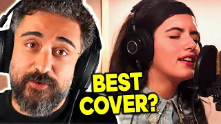 Better Than My Cover? ANGELINA JORDAN - Nothing Breaks Like A Heart | REACTION