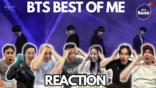 BTS BEST OF ME DANCE PRACTICE + LIVE REACTION!!